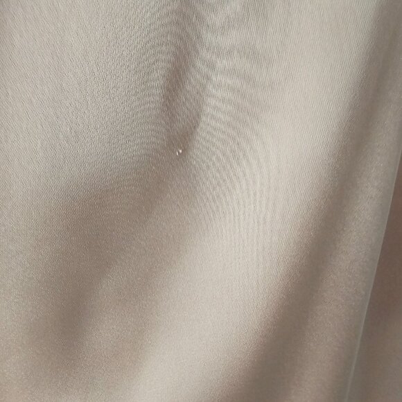 After Six Pink Satin V Neck Faux Wrap Tulip Skirt Maxi Dress Size 14R NWTF Read - Picture 11 of 16